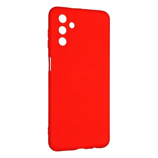 Capa de Silicone com Moldura de Câmera para Samsung Galaxy A15 4g Vermelho